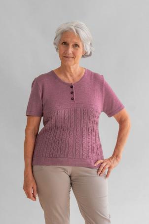 Pull uni manches courtes (PREVAL)