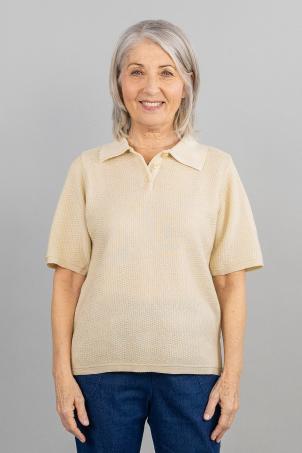 Polo uni en maille manches courtes (PUJOLS)