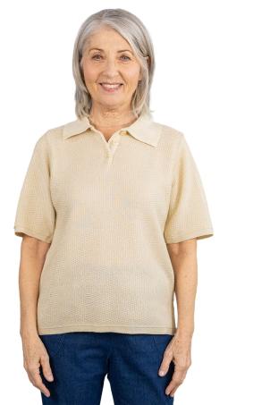Polo uni en maille manches courtes (PUJOLS)