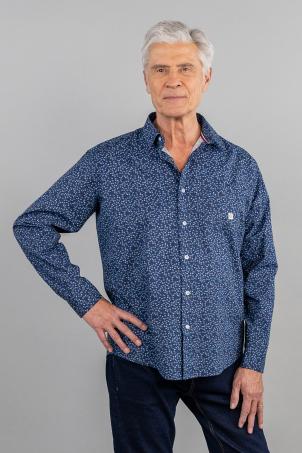 Chemise imprimée manches longues (CHAUVIGNY)
