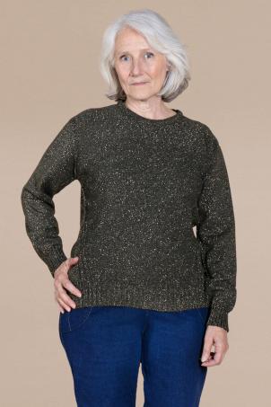 Pull Lurex manches longues rayé (PLOU)