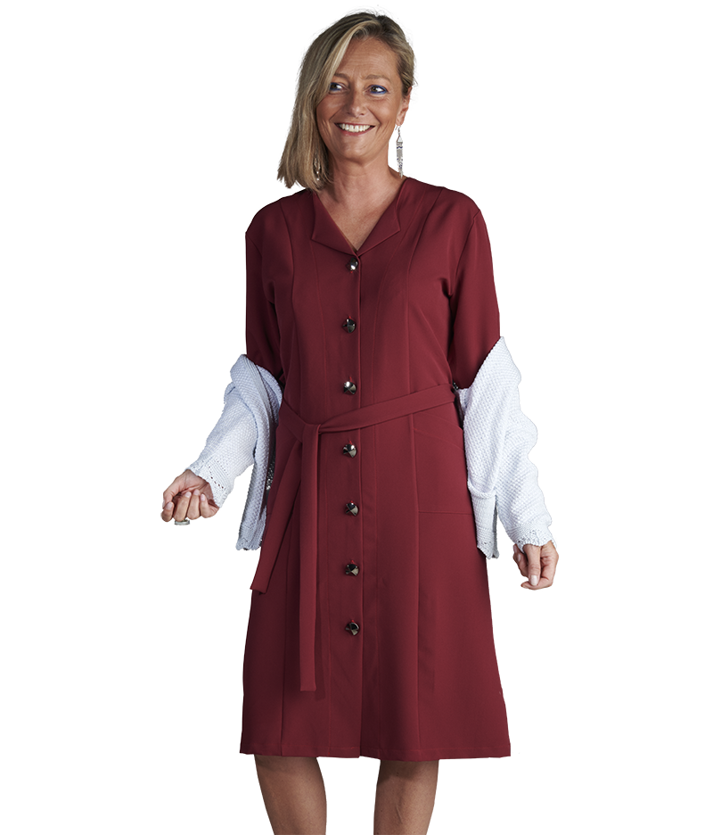 robe fluide fendue