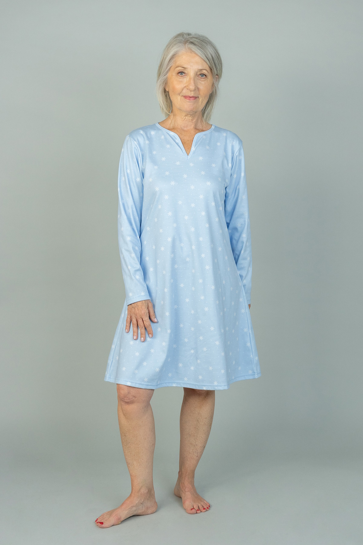 Liquette a motifs manches longues NABAS Nuit senior