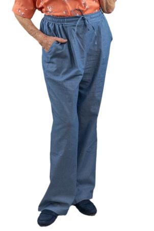 Pantalon ample en chambray (PALANNE)