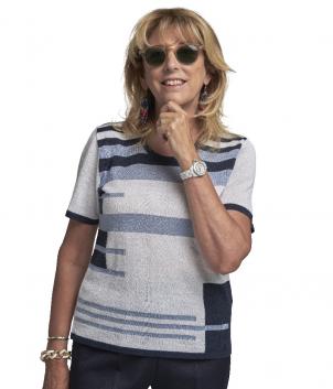 Pull manches courtes tendance (PARCY)