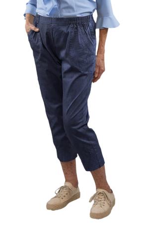 Pantacourt jeans uni (POMY)